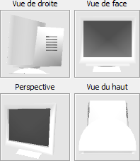Moniteur CRT - grille